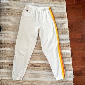 Aviator Nation White Sweatpants